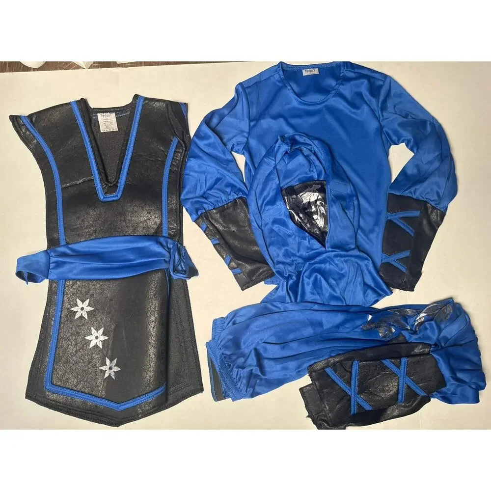 Spirit Halloween ultimate ninja blue costume costume size small kids 4-6 - Picture 3 of 3